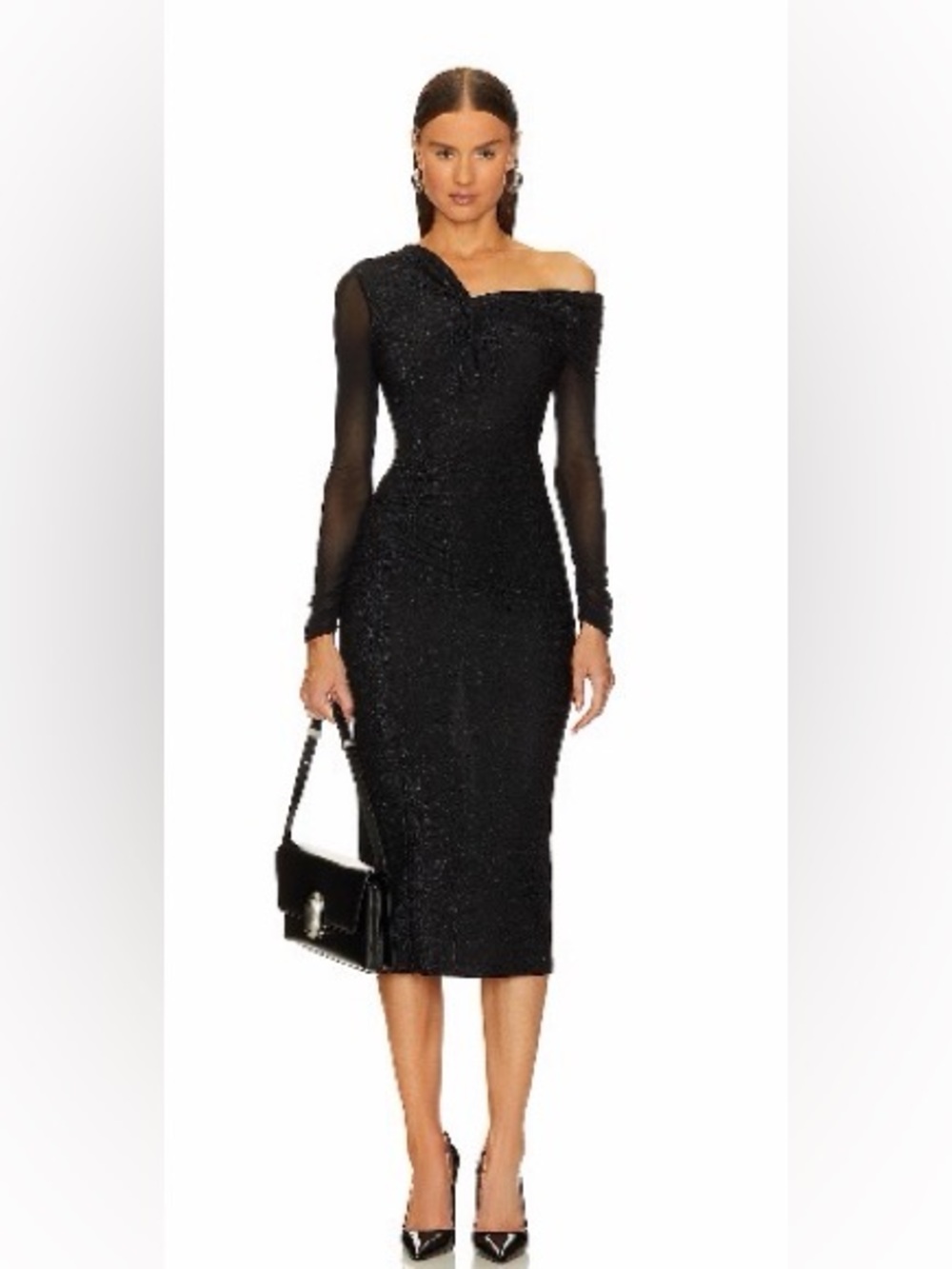 Diane Von Furstenberg Black Rich Dress